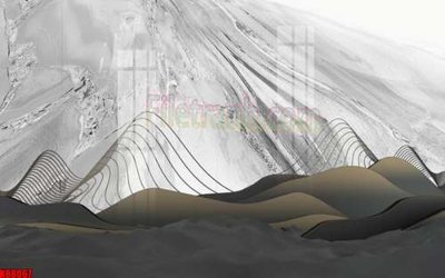 Download file gốc File gốc in tranh tổng hợp tường nền K88067 (in lụa) nghệ thuật