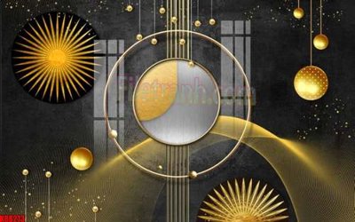 File gốc File gốc in tranh tổng hợp tường nền K88213 (in lụa) cao cấp