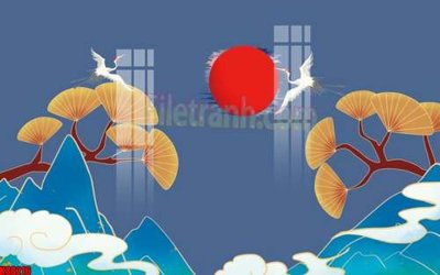 File gốc File gốc in tranh tổng hợp tường nền K88216 (cho in ấn) độc quyền