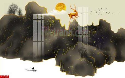 File gốc File gốc in tranh tổng hợp tường nền K88223 (in ấn) màu sắc trung thực