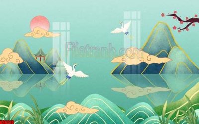 Tải file File gốc in tranh tổng hợp tường nền K88310 (gốc) làm file quảng cáo