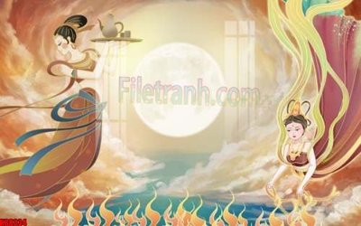 File PSD File gốc in tranh tổng hợp tường nền K88334 (bản gốc) độ phân giải cao