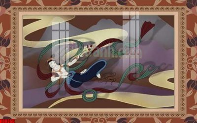 Download file gốc File gốc in tranh tổng hợp tường nền K88366 (in lụa) hoa lá