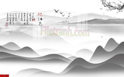 File tranh quảng cáo File gốc in tranh tổng hợp tường nền K88452 (download file gốc)