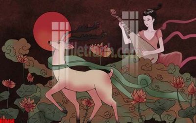 File PSD File gốc in tranh tổng hợp tường nền K88460 (gốc) cho designer