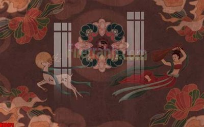 Tải file gốc File gốc in tranh tổng hợp tường nền K88471 (bản PSD) đầy đủ layer