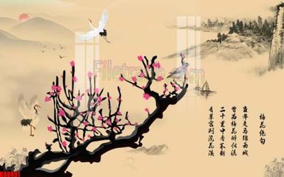 File in trần File gốc in tranh tổng hợp tường nền K88491 (bản gốc) hoa văn