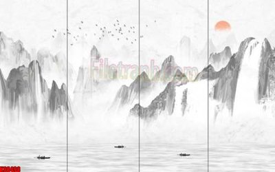 File in ấn File gốc in tranh tổng hợp tường nền K88498 (bản gốc) cao cấp