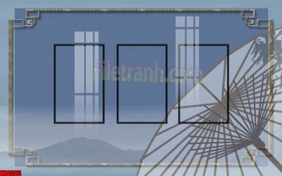 File in lụa File gốc in tranh tổng hợp tường nền K88505 (phong cảnh) File gốc in tranh tổng hợp tường nền K88505