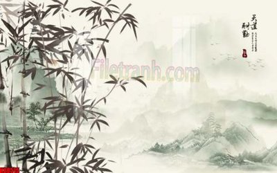 File ảnh gốc File gốc in tranh tổng hợp tường nền K88515 không vỡ nét