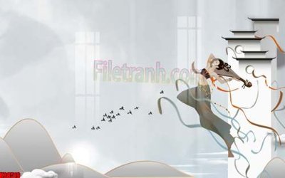 Tải file File gốc in tranh tổng hợp tường nền K88519 (gốc) làm file quảng cáo