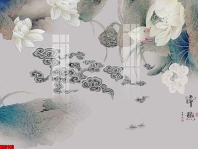 File gốc File tranh gốc tổng hợp tranh nền tường đẹp K89143 (in lụa) trang trí tường