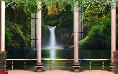 File PSD File tranh gốc tổng hợp tranh nền tường đẹp K89161 (bản gốc) cho nhà in