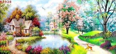 File tranh File gốc in tranh tổng hợp K8928 (bản gốc) in lụa 5D