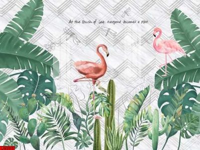 File gốc File tranh gốc tổng hợp tranh nền tường đẹp K89380 (in mica) cắt laser