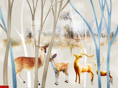 File gốc File tranh gốc tổng hợp tranh nền tường đẹp K89429 (AI/EPS) cho in ấn