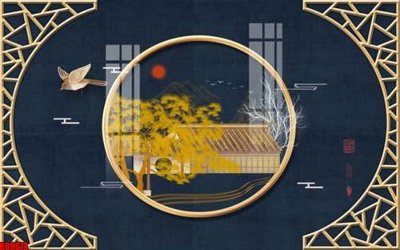 File tranh File tranh gốc tổng hợp tranh nền tường đẹp K89674 (bản gốc) in lụa dán tường