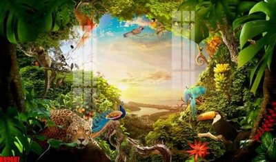 File gốc File tranh gốc tổng hợp tranh nền tường đẹp K89687 (in mica) cắt laser