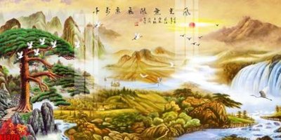 File tranh File tranh gốc tổng hợp tranh nền tường đẹp K89726 (bản gốc) in lụa 5D