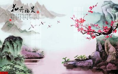 File gốc File tranh gốc tổng hợp tranh nền tường đẹp K89742 (phong cách) châu Âu