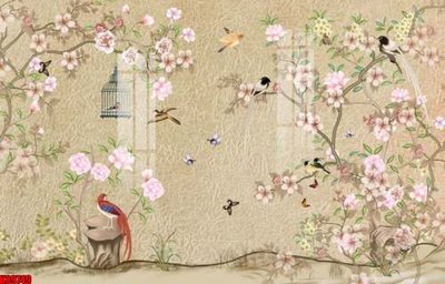 File in trần File tranh gốc tổng hợp tranh nền tường đẹp K89749 (file gốc) hoa văn 3D