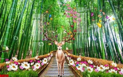 File gốc File tranh gốc tổng hợp tranh nền tường đẹp K89770 (cho in UV) siêu nét