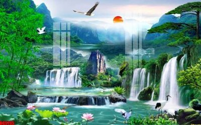 Mua file ảnh gốc File tranh gốc tổng hợp tranh nền tường đẹp K89795 (chất lượng cao)