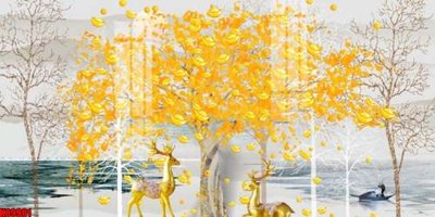 File ảnh File tranh gốc tổng hợp tranh nền tường đẹp K89901 (gốc) in Hiflex