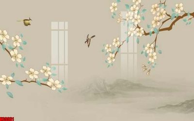 Download file gốc File tranh gốc tổng hợp tranh nền tường đẹp K89931 (in lụa) tranh 3D