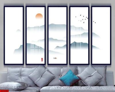 Hình ảnh file gốc File tranh gốc tổng hợp tranh nền tường đẹp K90050 cho in UV