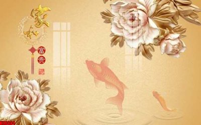 File gốc File tranh gốc tổng hợp tranh nền tường đẹp K90084 (in tráng gương) ốp tường