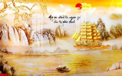 Chi tiết file tranh tráng gương File tranh gốc tổng hợp tranh nền tường đẹp K90162 (ảnh gốc)