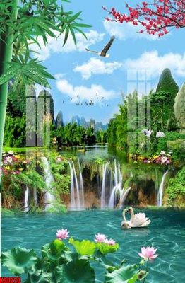 File gốc in ấn File tranh gốc tổng hợp tranh nền tường đẹp K90223 (sẵn sàng tải về)