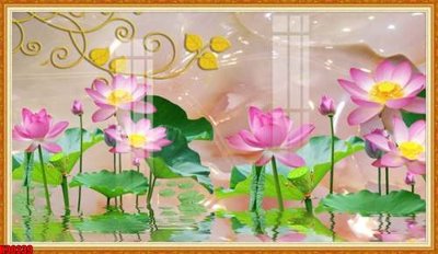 File gốc File tranh gốc tổng hợp tranh nền tường đẹp K90239 (in tráng gương) sang trọng