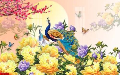 Download file File tranh gốc tổng hợp tranh nền tường đẹp K90248 (gốc) cho xưởng in