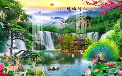 File tranh File tranh gốc tổng hợp tranh nền tường đẹp K90302 (gốc) chủ đề động vật