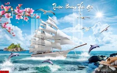 Tải file gốc File tranh gốc tổng hợp tranh nền tường đẹp K90358 (in bạt) quảng cáo