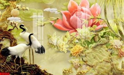 File in mica File tranh gốc tổng hợp tranh nền tường đẹp K90364 (bản gốc) sắc sảo