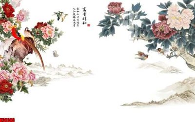 Download file gốc File tranh gốc tổng hợp tranh nền tường đẹp K90386 (in mica) trong suốt