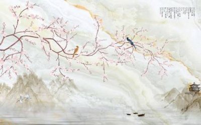 Tải file gốc File tranh gốc tổng hợp tranh dán nền tường đẹp K91032 dùng cho in ấn