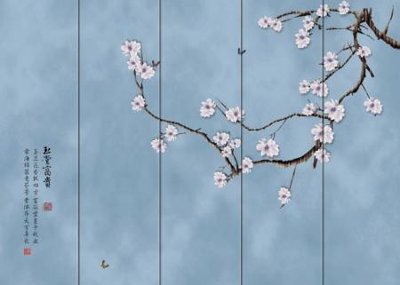 Tải file File tranh gốc tổng hợp tranh dán nền tường đẹp K91108 (gốc) chủ đề hoa sen