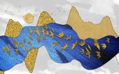 File tranh File tranh gốc tổng hợp tranh dán nền tường đẹp K91110 (bản gốc) in lụa 3D