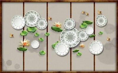 Tải file tranh gốc File tranh gốc tổng hợp tranh dán nền tường đẹp K91196 chất lượng cao