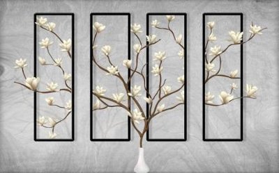 Chi tiết file ảnh File tranh gốc tổng hợp tranh dán nền tường đẹp K91198 sắc nét