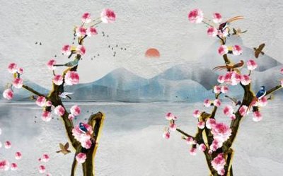 File tranh quảng cáo File tranh gốc tổng hợp tranh dán nền tường đẹp K91258 (file gốc) chuyên nghiệp