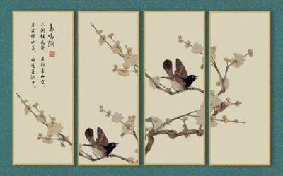 Download file ảnh gốc File tranh gốc tổng hợp tranh dán nền tường đẹp K91365 để in ấn