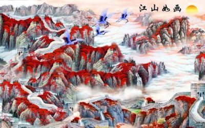 File gốc File tranh gốc tổng hợp tranh dán nền tường đẹp K91396 (AI/EPS) cho in ấn