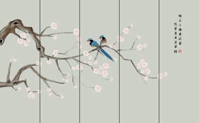 Ảnh gốc file in lụa File tranh gốc tổng hợp tranh dán nền tường đẹp K91412 chi tiết