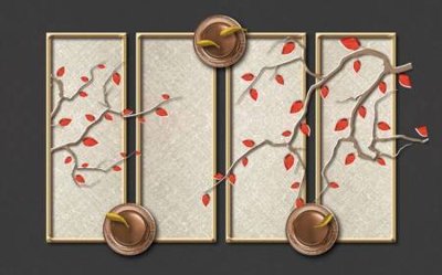 Download file tranh PSD File tranh gốc tổng hợp tranh dán nền tường đẹp K91414 để chỉnh sửa