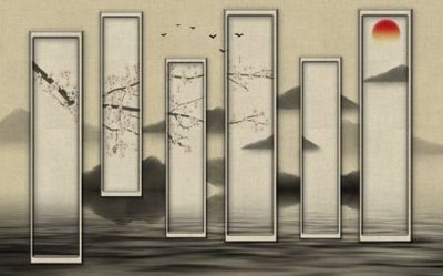 Tải xuống file tranh gốc File tranh gốc tổng hợp tranh dán nền tường đẹp K91453 (PSD/TIFF)